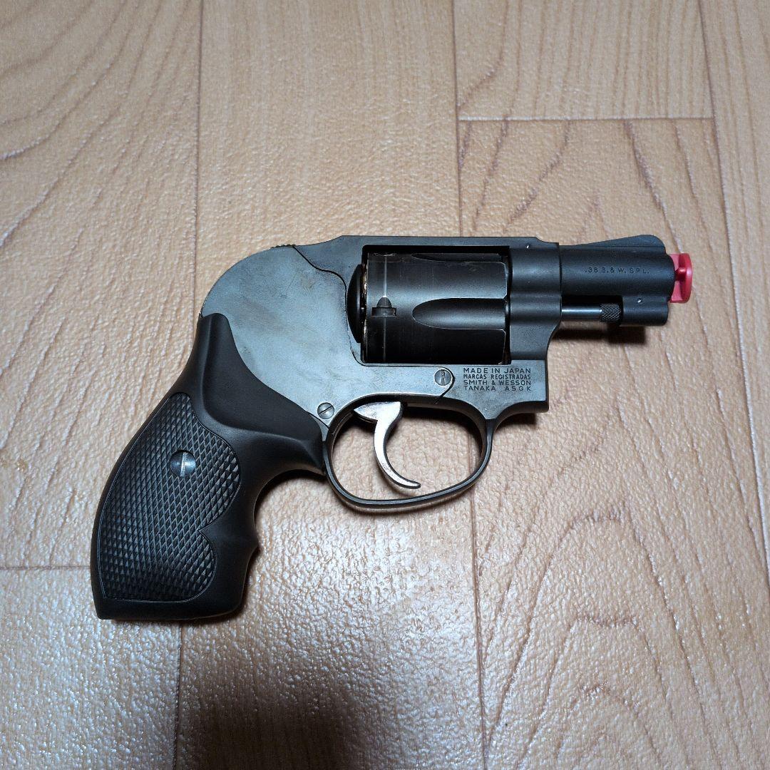 タナカワークス S&W M49 ボディーガード2インチ HW ラバーグリップ付き