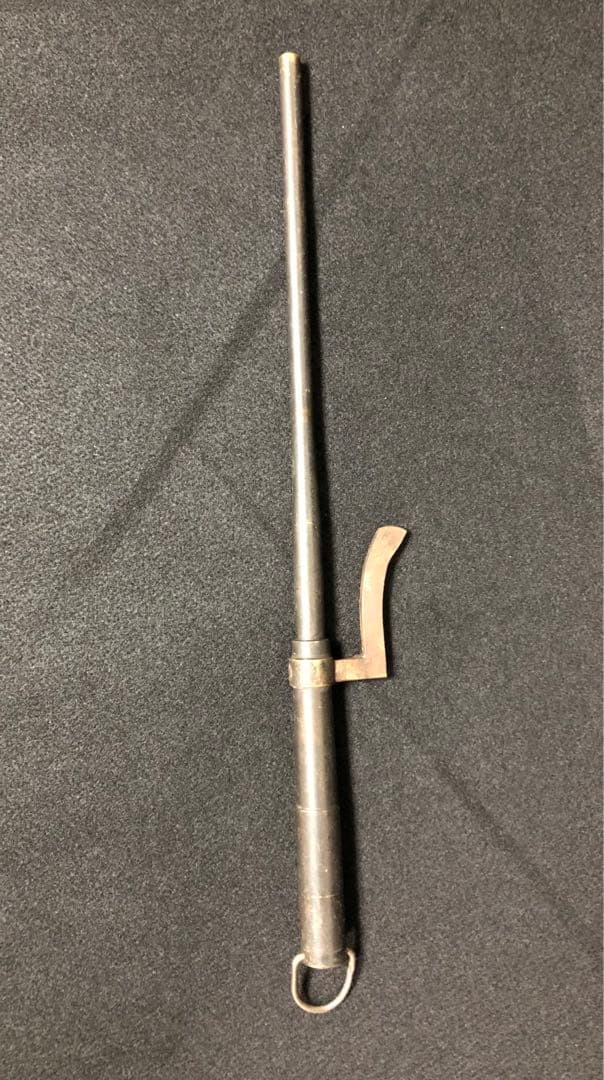 十手　捕具　銅地　約45㎝　武具　時代　骨董　古美術　25LA