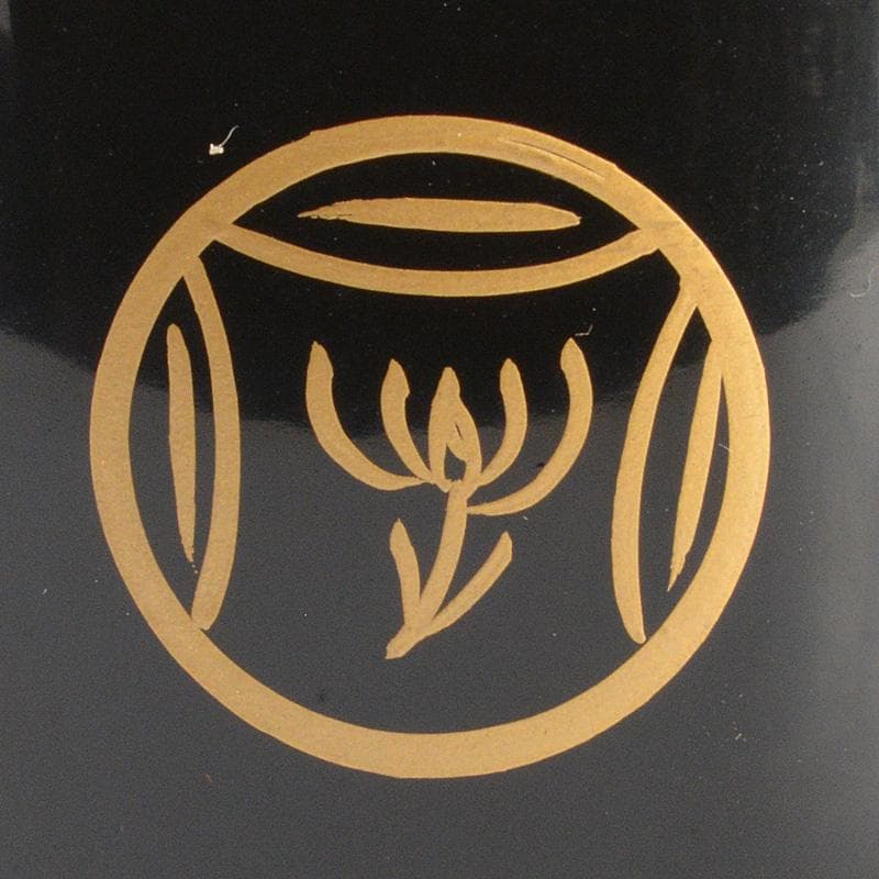 茶道具　観斉造　螺鈿装飾　四季七宝蒔絵　棗　共箱　V　6345