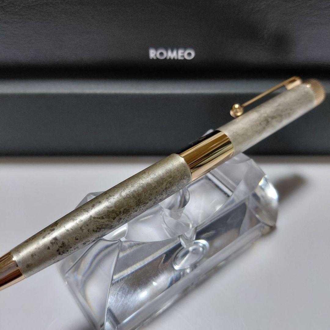 ほぼ新品！ ロメオNo.3 純銀斑紋色 ボールペン 伊東屋限定 希少 生産終了品