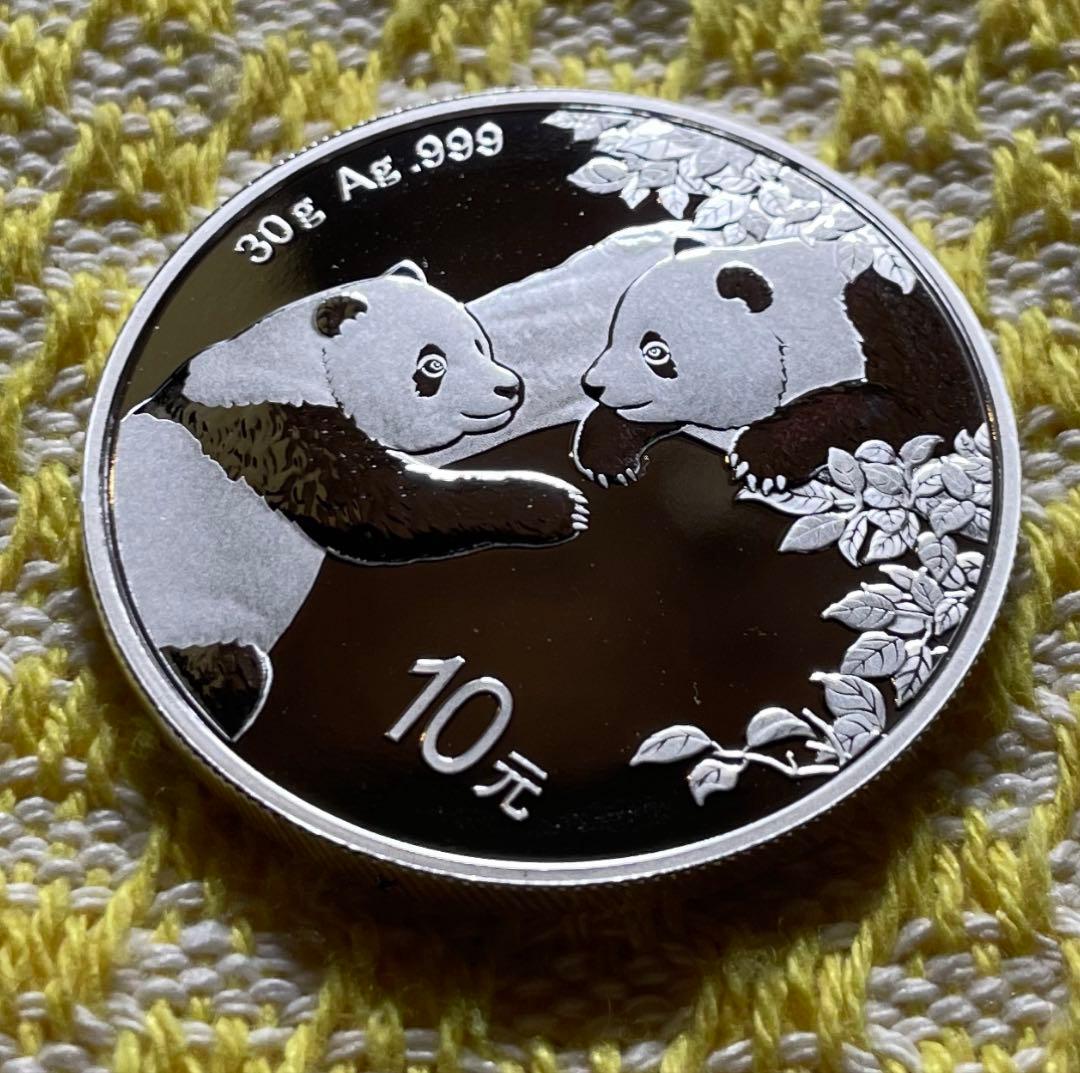 2023年 純銀 パンダ銀貨 30g 中国 10元 シルバー