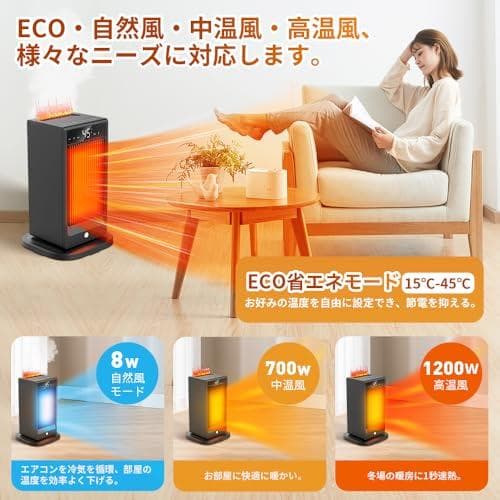【2025日本初登場・セラミックヒーター・空気清浄機】AI知能恒温 超音波加湿b