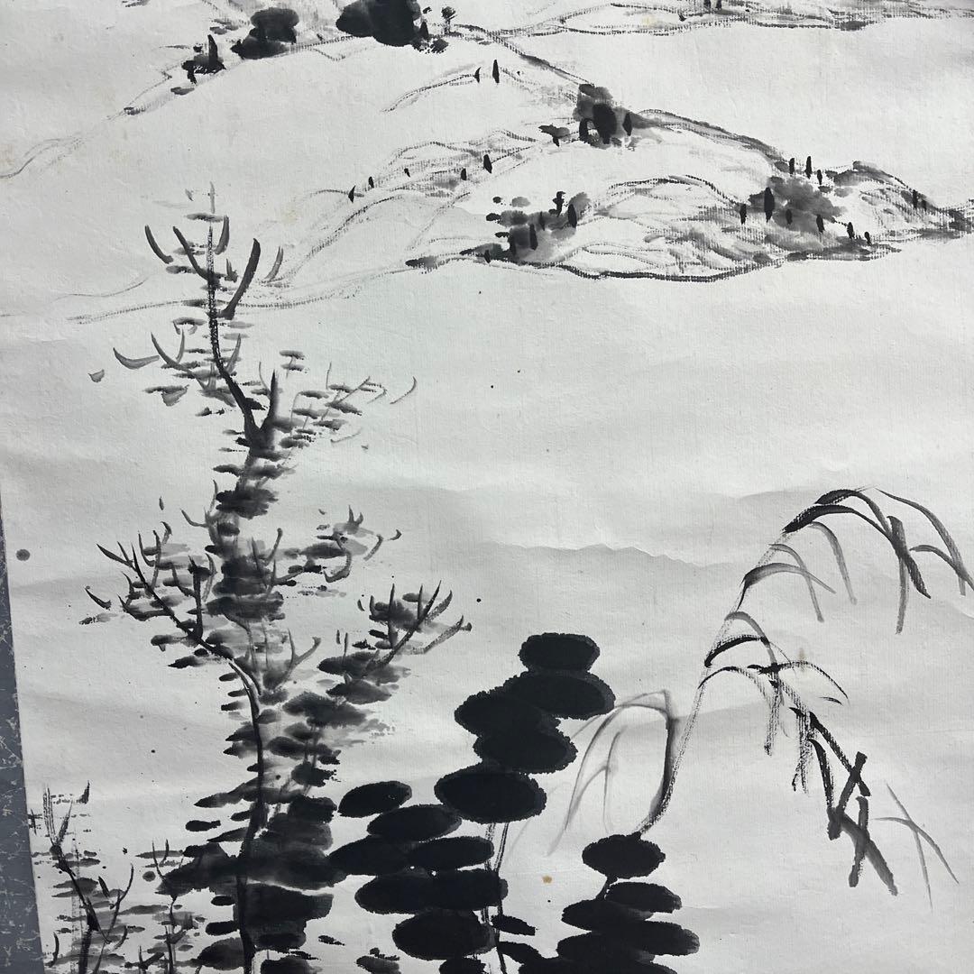山水　掛け軸