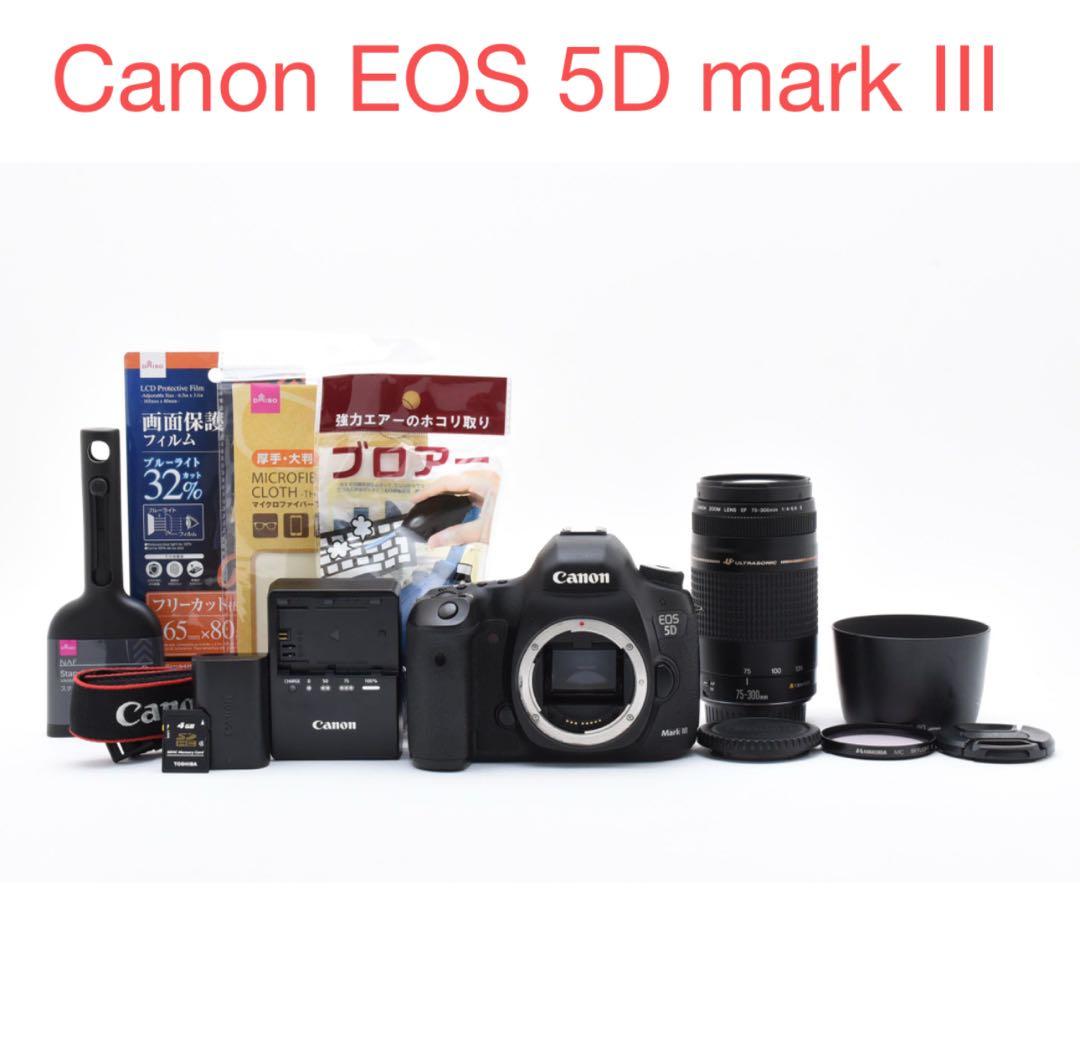 デジタル一眼レフカメラCanon EOS 5D MarkIII望遠レンズセット