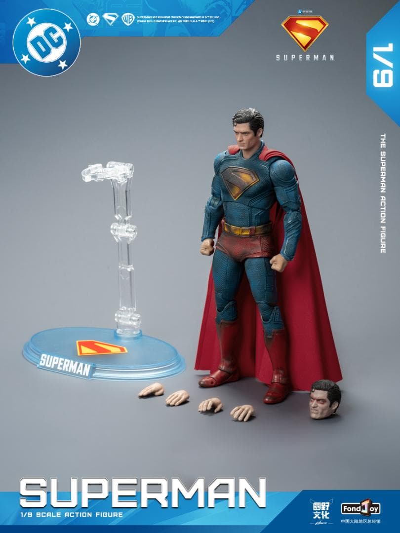 【Fondjoy】新品 正規品 スーパーマン 2025 バトルダメージver.