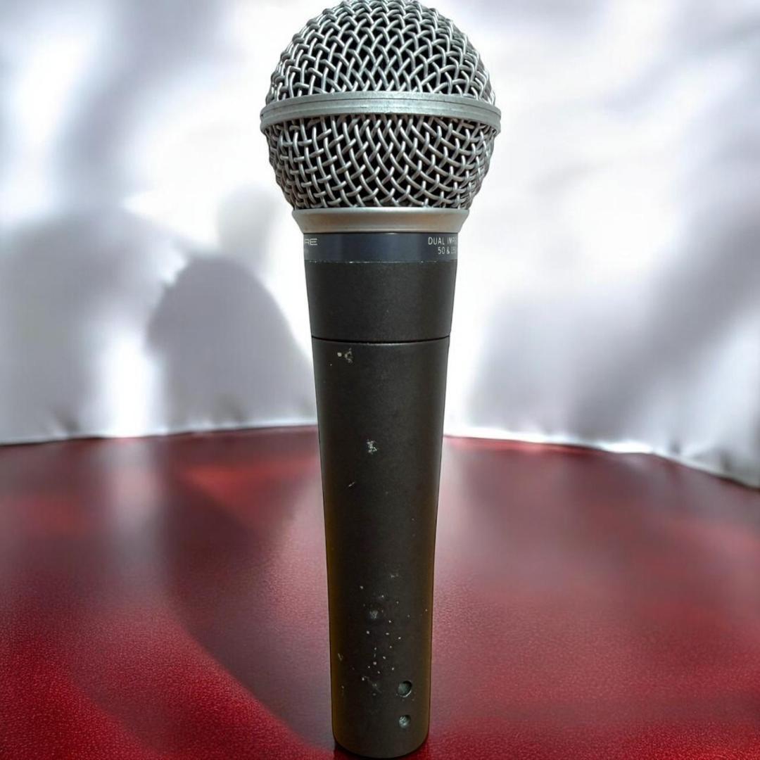☆希少品 SHURE SM58 ポルシェロゴ USA ダイナミックマイク