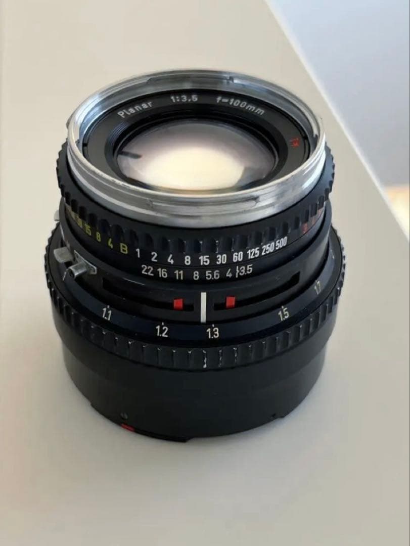 Hasselblad planar 100mm f3.5 先白　銘玉　ハッセル
