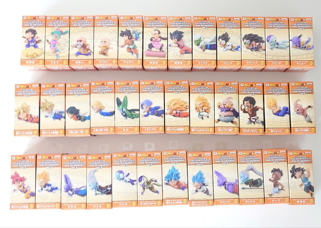 ドラゴンボール ワールドコレクタブルフィギュア 30th フルコンプセット