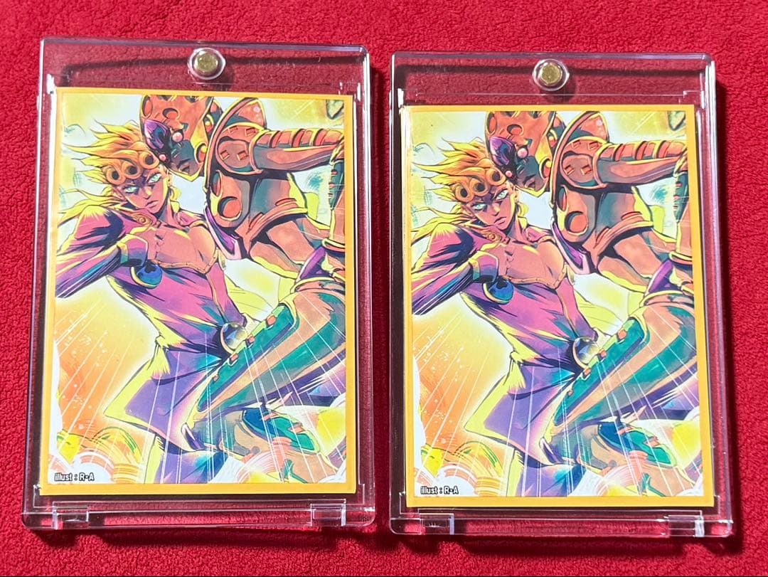 ジョジョ サインカード ジョルノ ブチャラティ ヴァイス SP 第5部 黄金の風