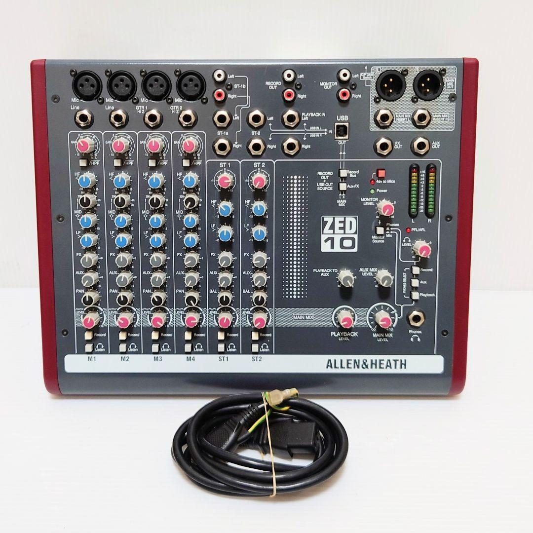 KORG コルグ　ALLEN&HEATH ZED 10FX アナログミキサー