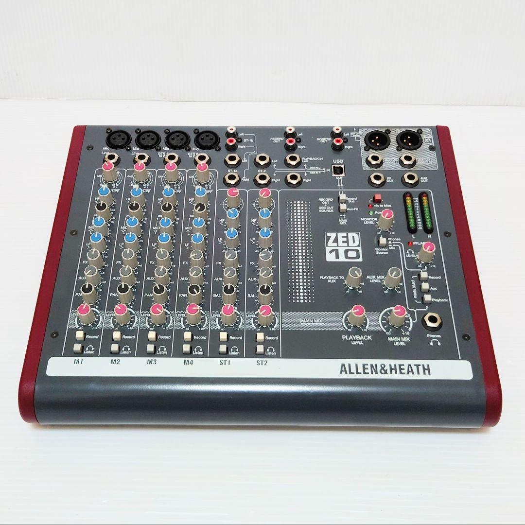 KORG コルグ　ALLEN&HEATH ZED 10FX アナログミキサー