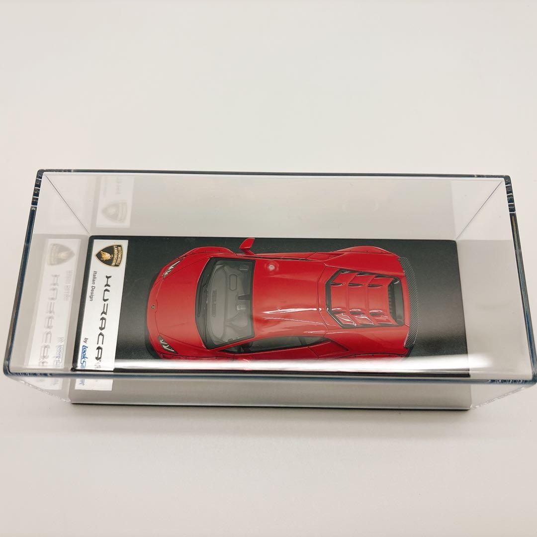 ✨美品✨ LookSmart 1/43 ランボルギーニ ウラカン レッド 箱付き