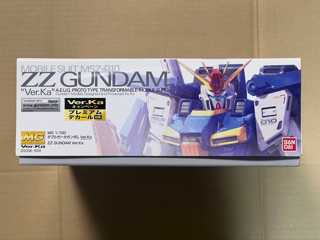 MG ダブルゼータガンダムVer．Kaプレミアムデカール付属
