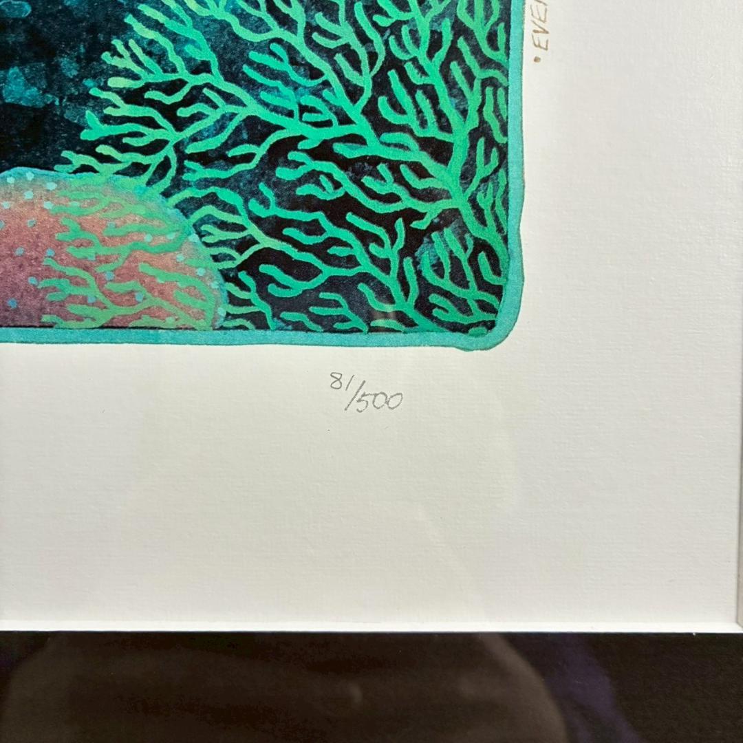 美品 ジョアン・フック「EVENING OVER～」超特大ジクレー 直筆サイン入