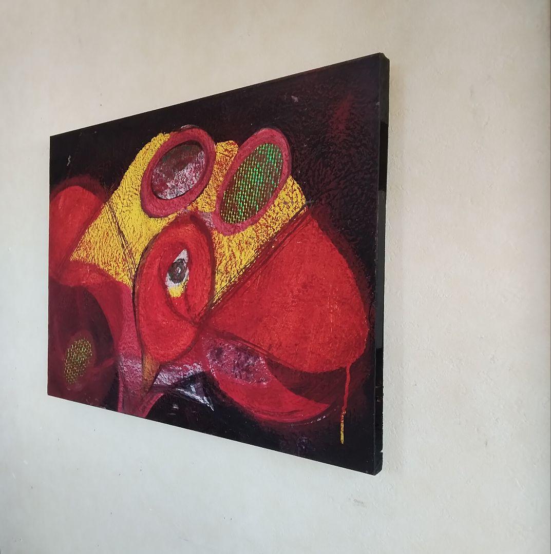絵画 CHOCOBO RED