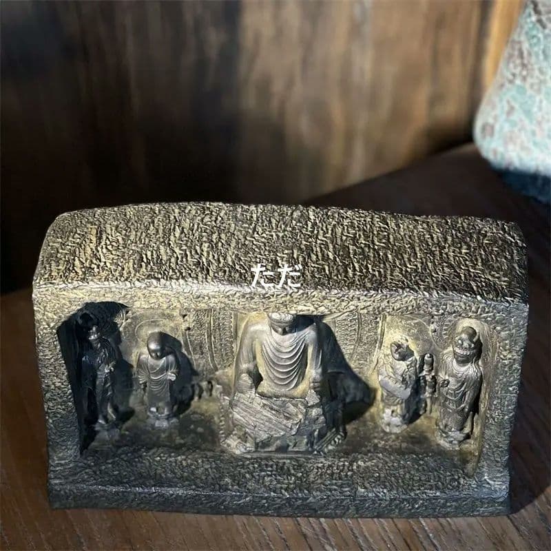 彫刻 盧舎那仏造像 仏壇仏像 禅意 茶室応接間 庭 造景 装飾品 置物