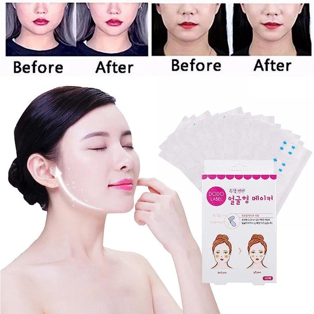 ゆかりん♪韓国発　小顔テープ　たるみ、しわ補正！輪郭アガル↑