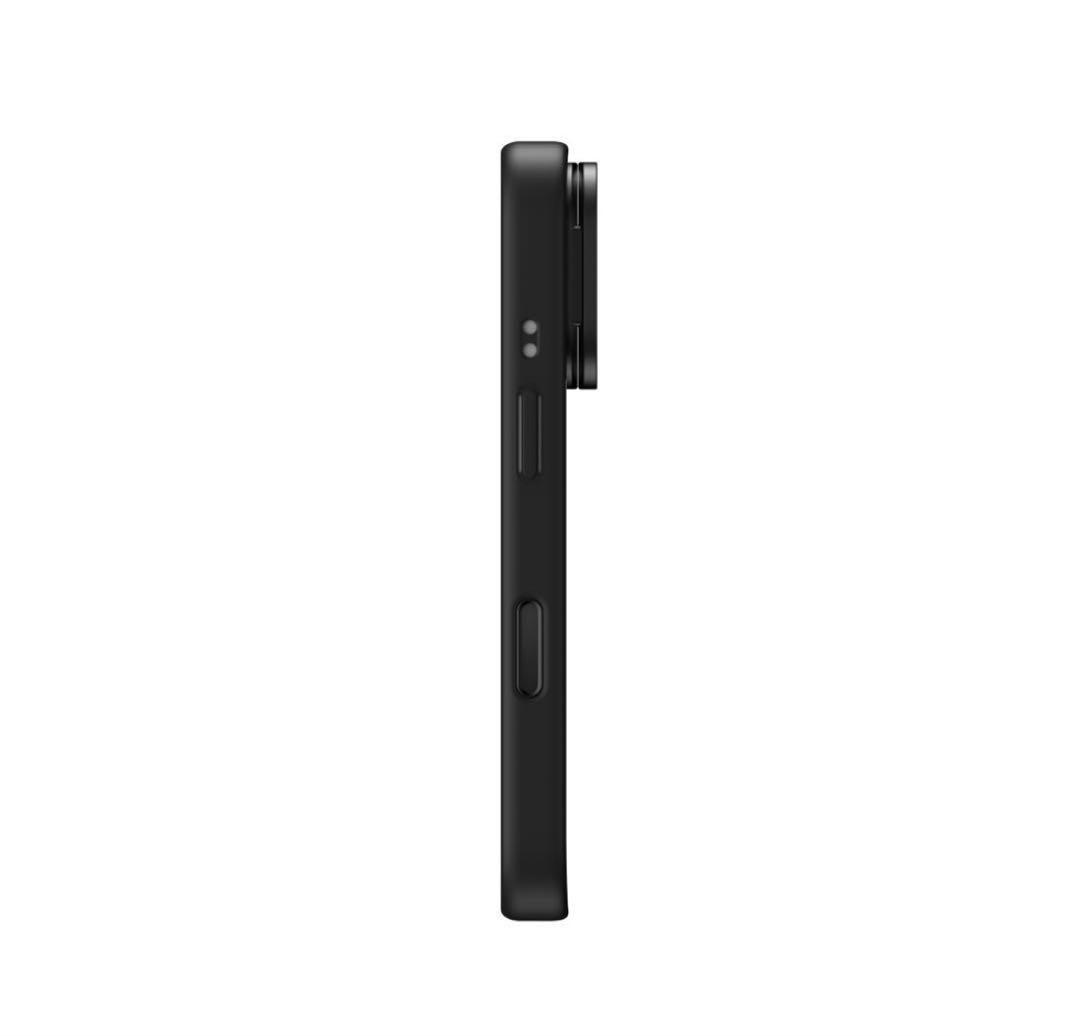 iPhone17Pro用 スマホケース マットブラック 耐衝撃MagSafe対応