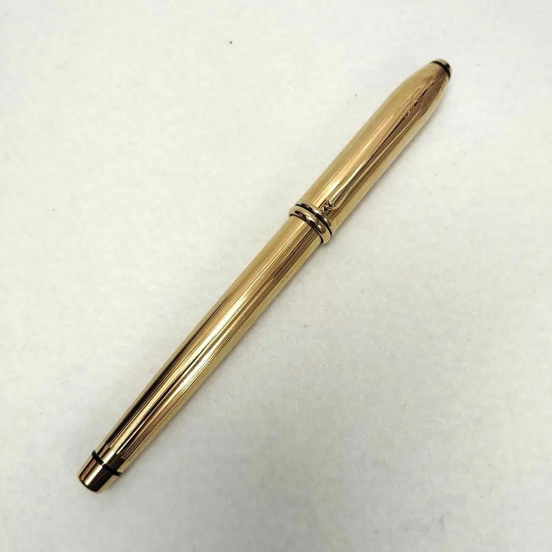 【T】希少　CROSS タウンゼンド ゴールドシャープペンシル＆万年筆セット