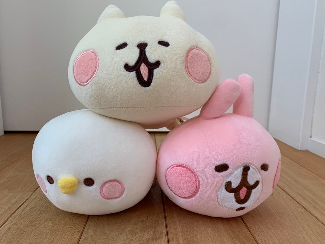 カナヘイ もにまるず うさぎ ピスケ ねーねーねこ 3体セット