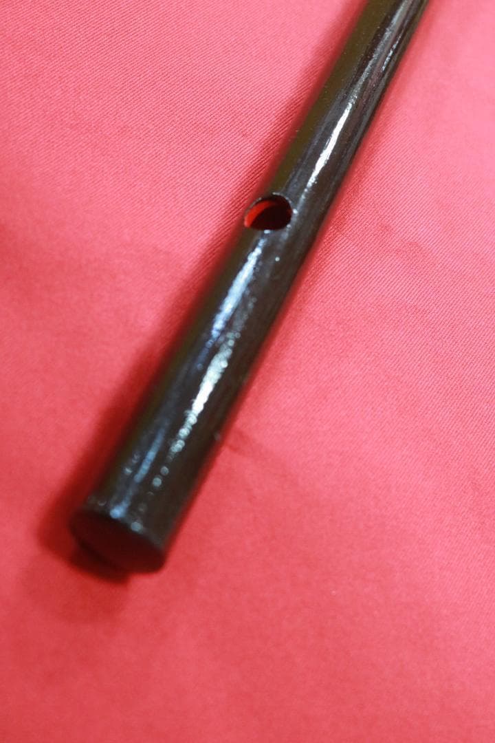 沖縄県産　琉球横笛　竹製（Ｃ♯調）音の高さになります。手工品　新品未使用