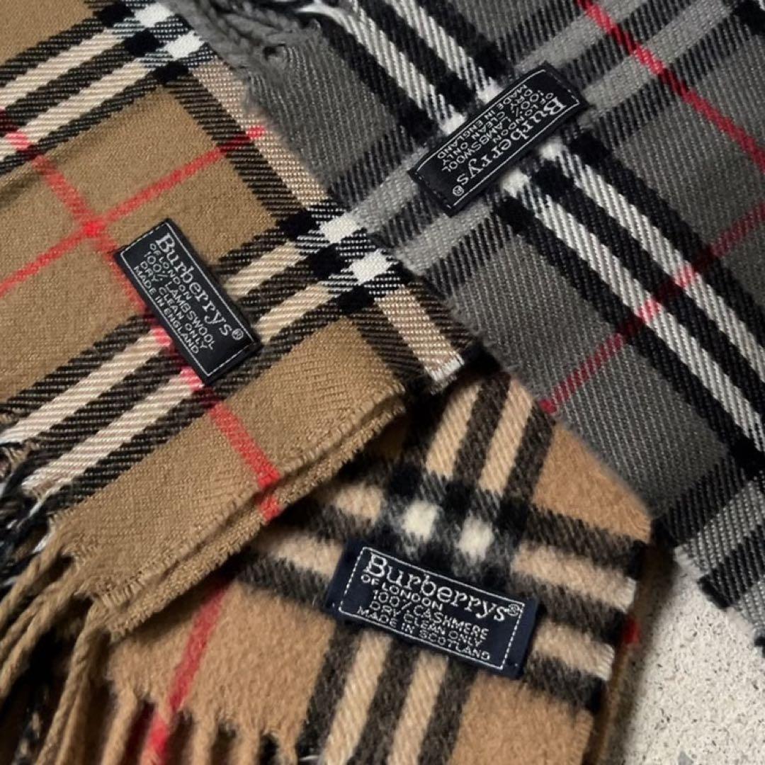 【Burberrys】マフラー 新品未使用 タグ付き ベージュ