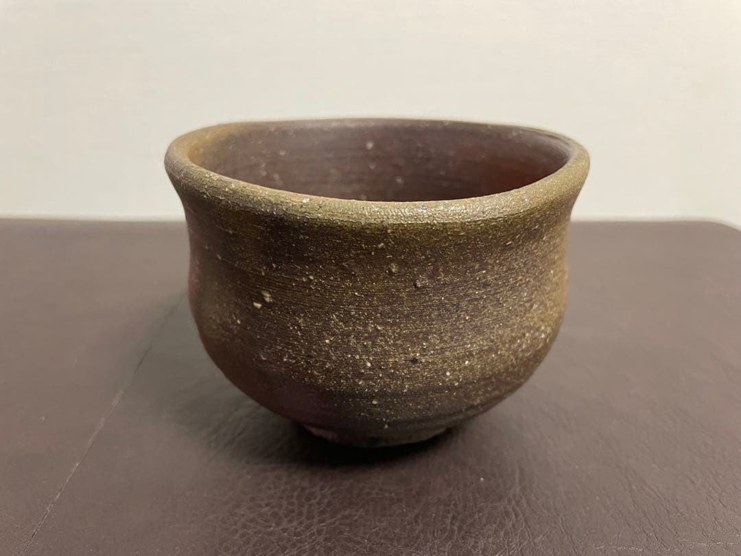 藤原建　備前茶碗　共箱　茶道具