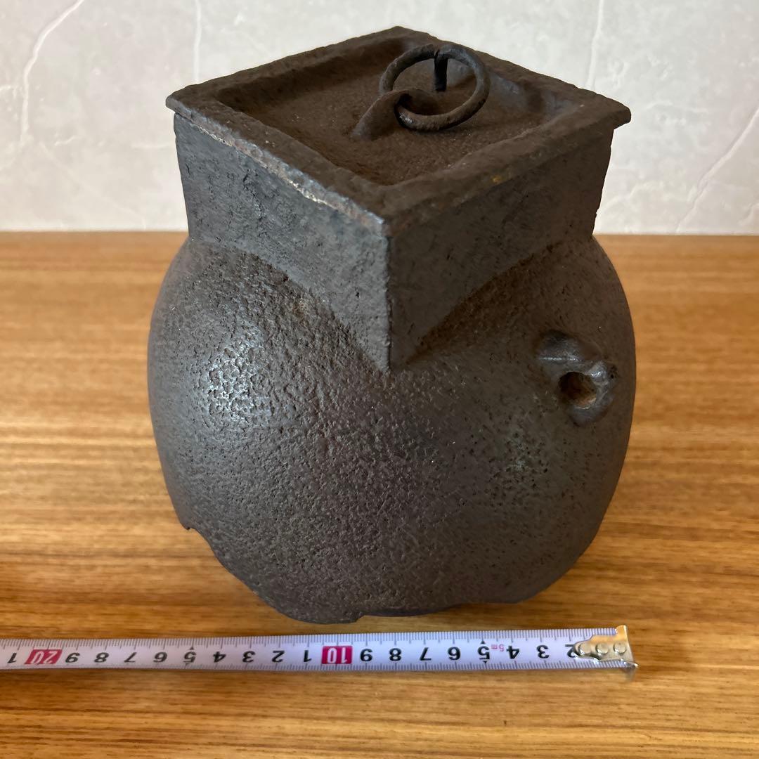 宗旦釜　釜師　大國藤兵衛　茶道具