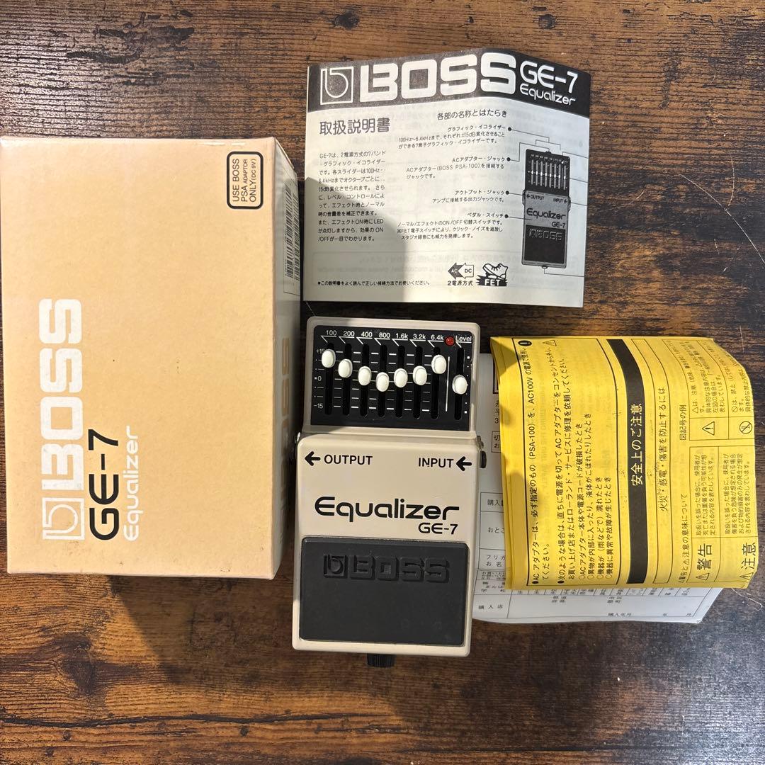 BOSS GE-7 台湾製 イコライザー