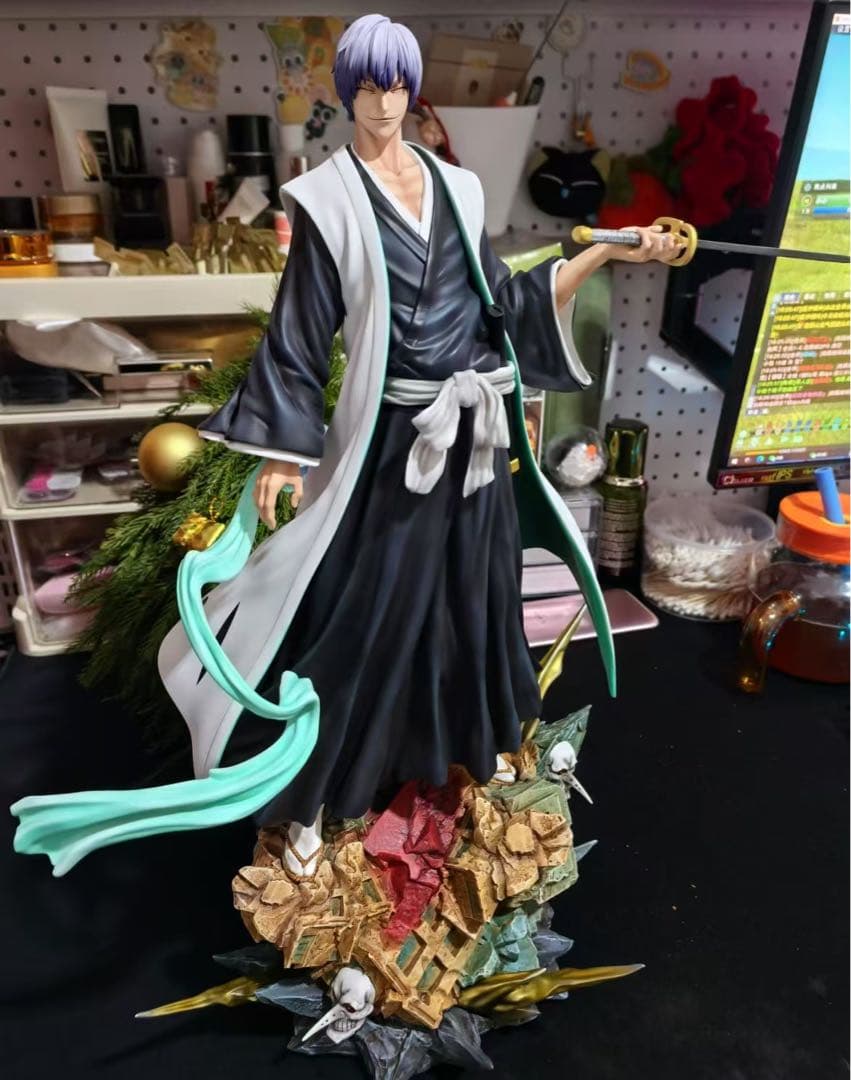 BLEACH 市丸ギン ガレージキット ガレキ スタチュー①④