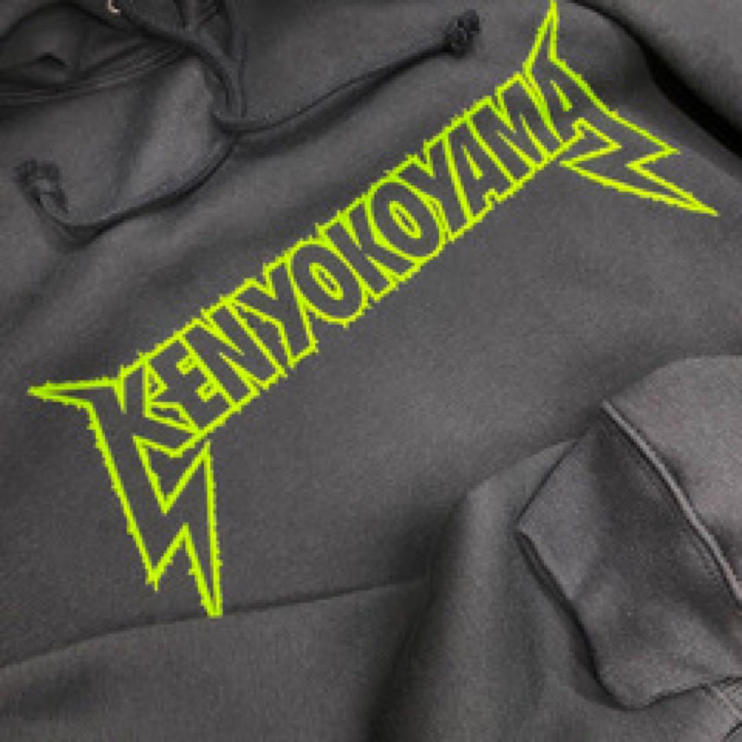 新品 KEN YOKOYAMA横山 健『MOW』パーカー黒L② ハイスタンダード