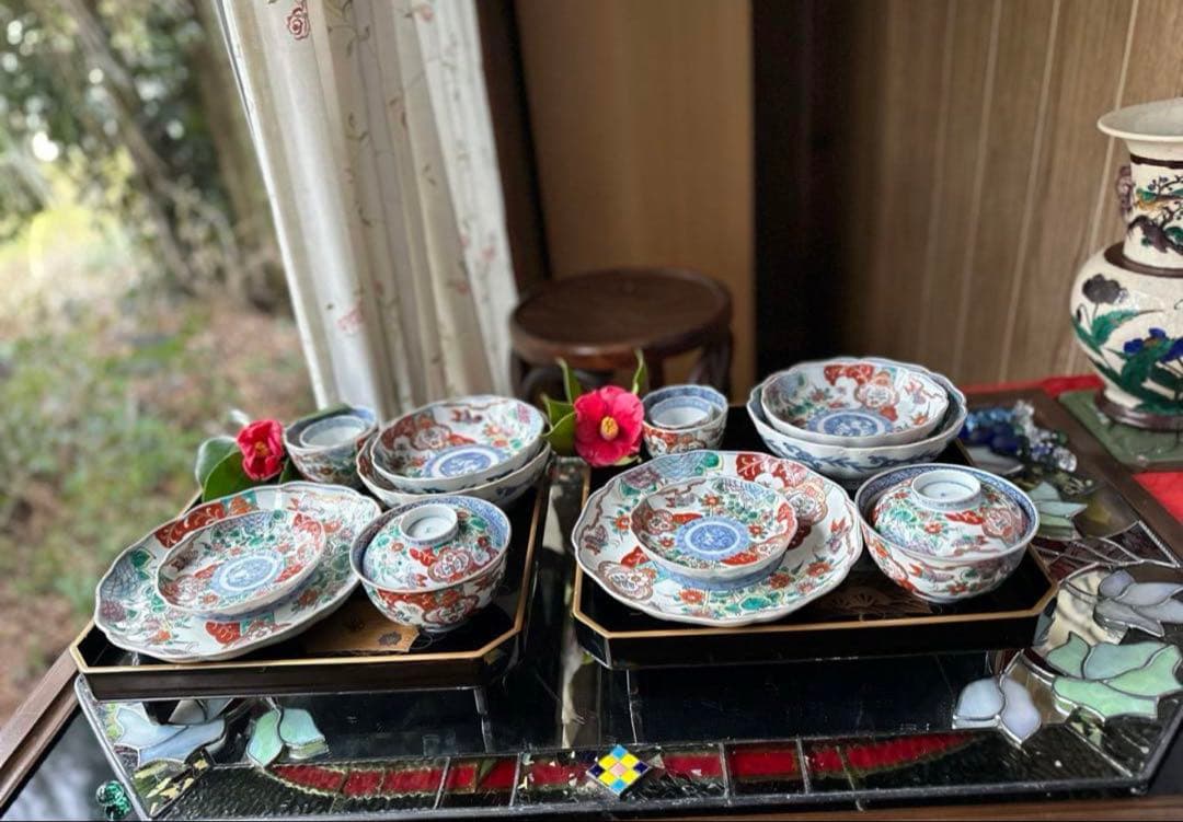 祝ジャングリアお値下げ‼️いいとこどり伊万里Dragon❌あじさい大皿と膾皿