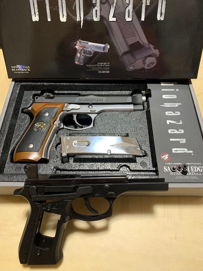 美品　外装カスタム　東京マルイサムライエッジスタンダードモデル　固定ポップ