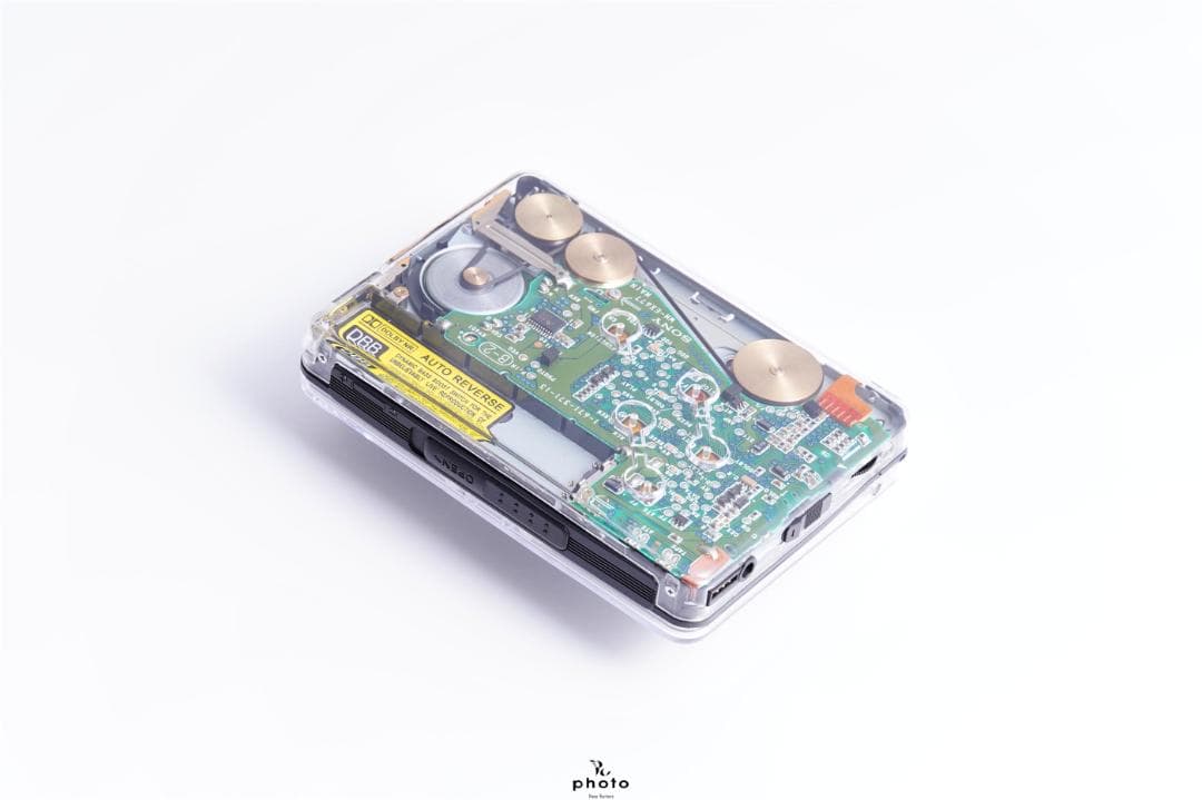 SONY WALKMAN 透明外装 真鍮製フライホイール WM-EX677