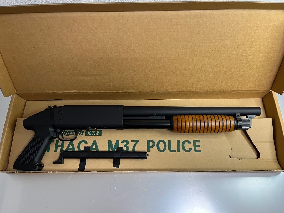 KTW イサカ M37 Police エアソフトショットガン木製フォアグリップ
