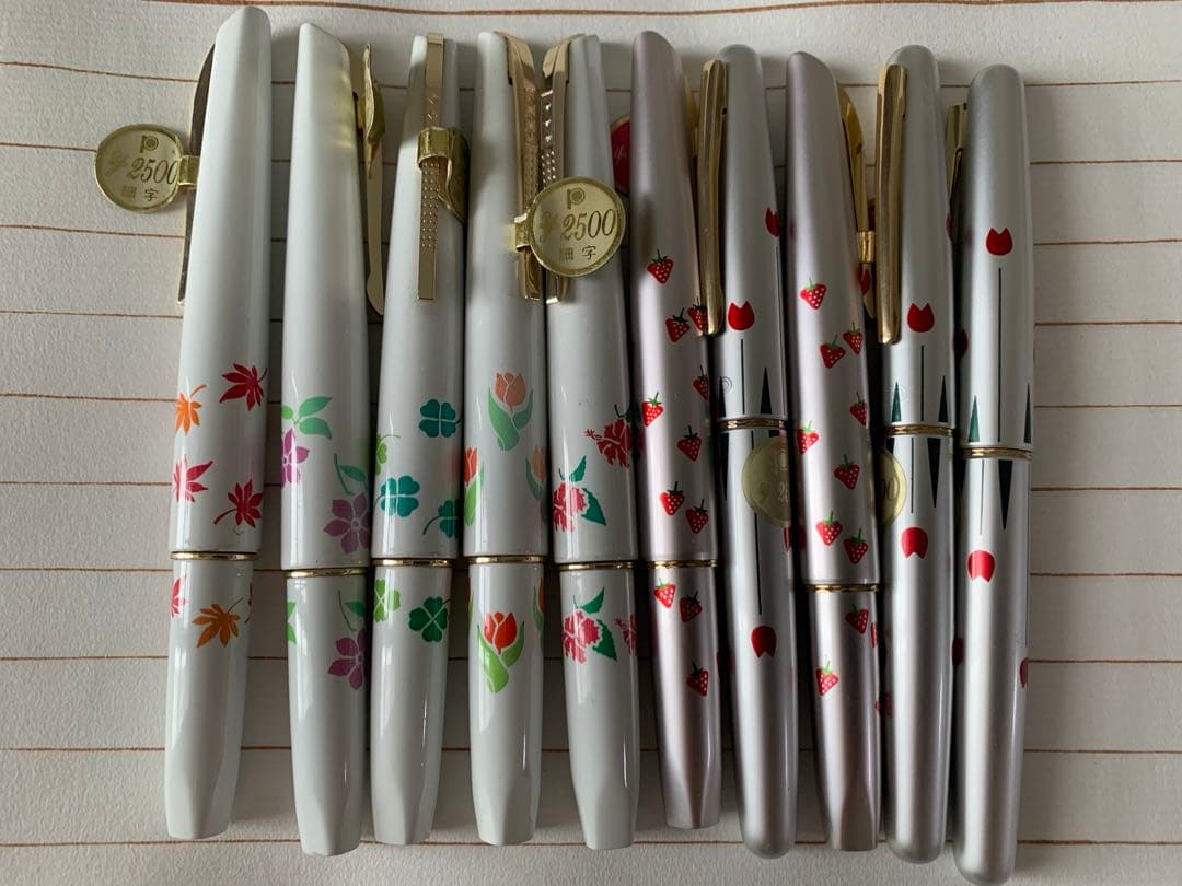 プラチナ 万年筆 14K 10本まとめ売り