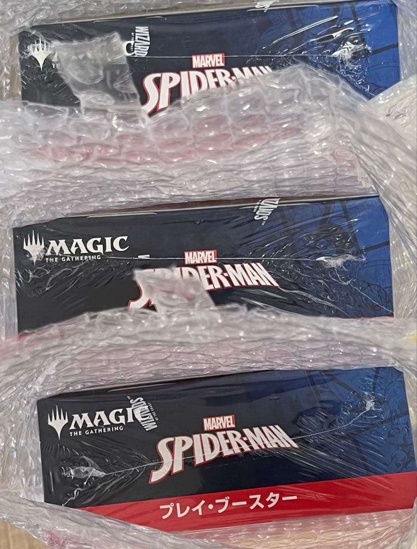 未開封】MTG スパイダーマン プレイ・ブースター 日本語版　3box 上部空有
