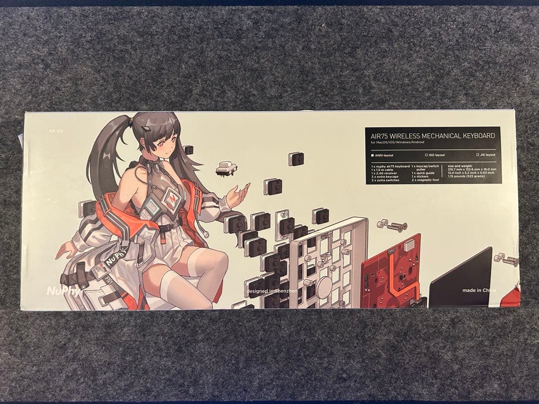 Nuphy Air75 赤軸
