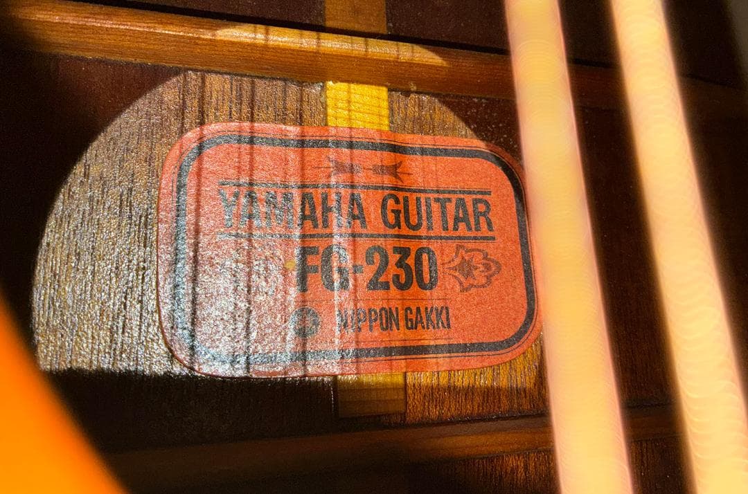 が*う様 ジャパンビンテージの鳴りYAMHA FG230赤ラベル 12弦ギター