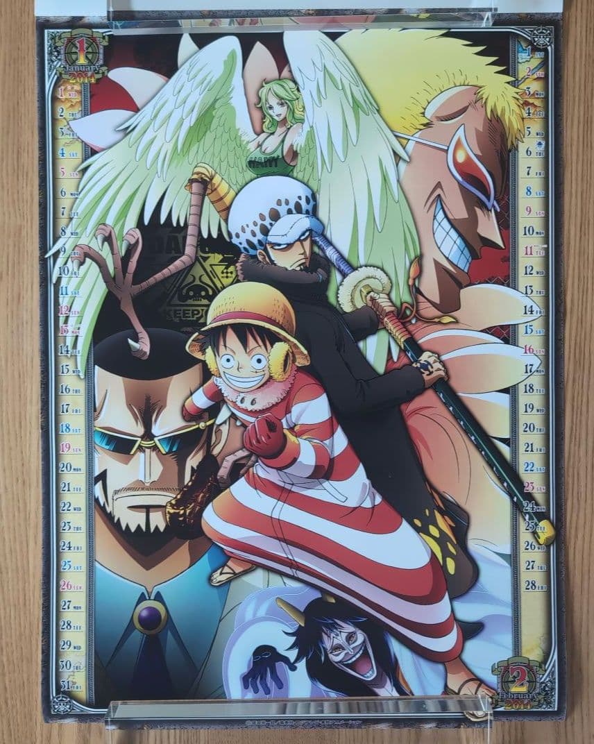 ONE PIECE 2014年カレンダー（A2サイズ）
