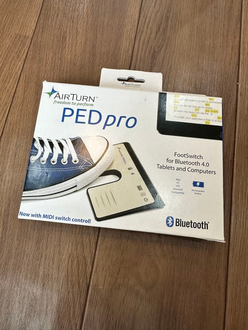 AirTurn PEDpro ハンドフリー譜めくり エアターン フットスイッチ