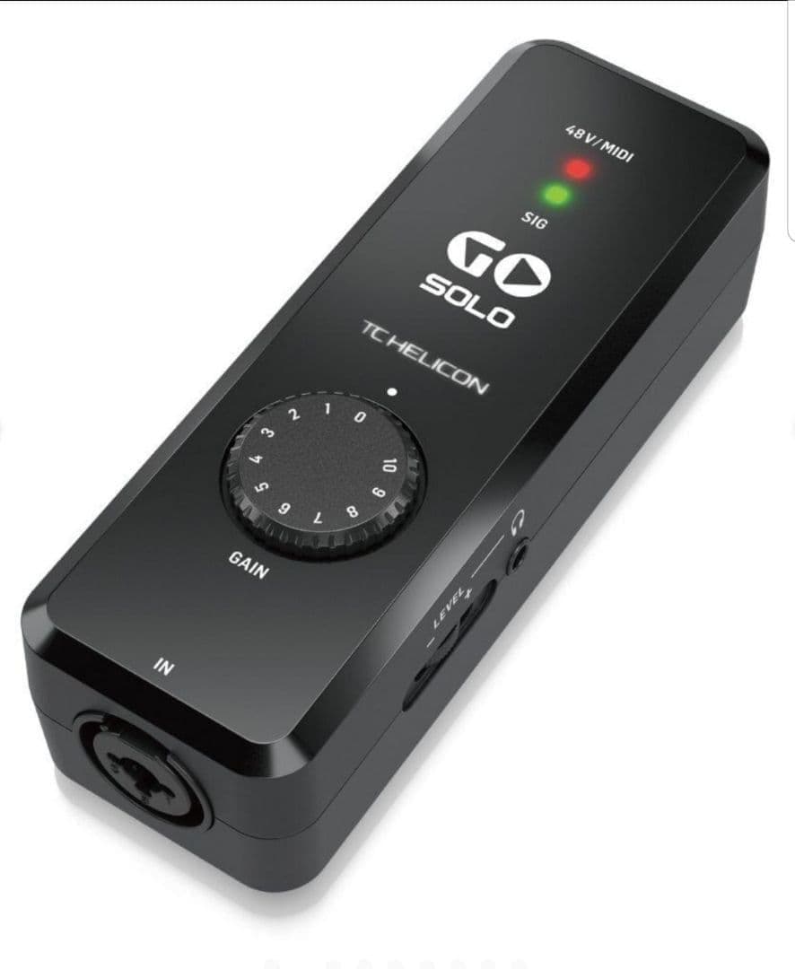 スマホ&PC TC HELICON GO SOLO オーディオインターフェイス
