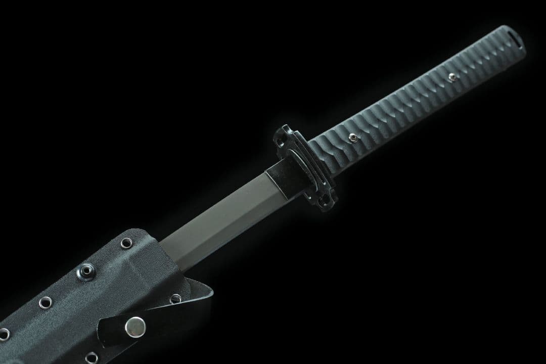 6512-武具 刀装具 日本刀　模造刀 居合刀 武士道 武蔵 鑑賞用 手鍛造打