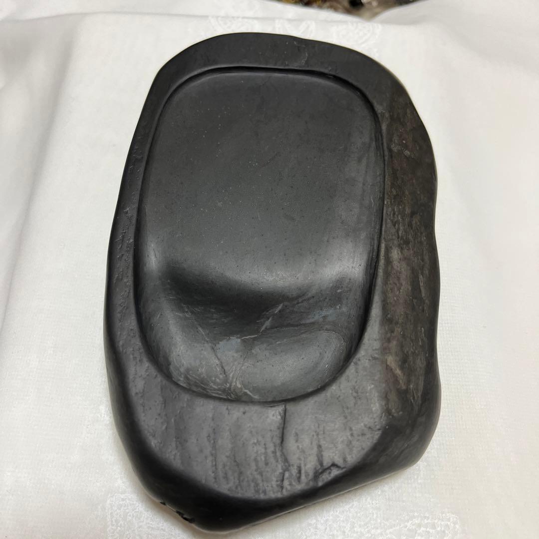 高島虎斑石硯