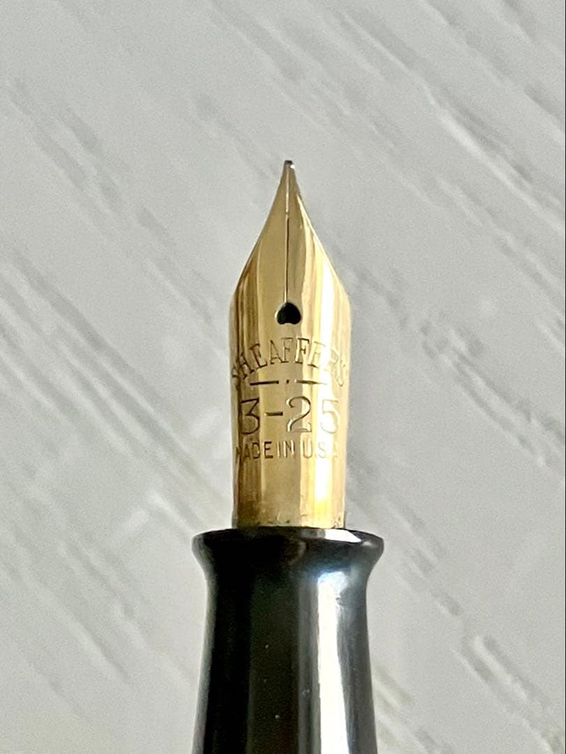 Sheaffer シェーファー 万年筆 バランス マーブル ブルー＆ブラック