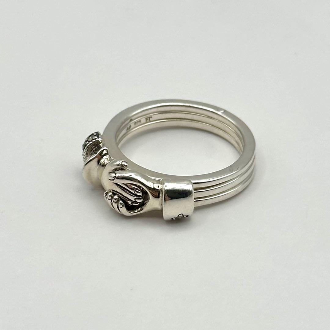 【美品】 FATRAS ファトラ フェデ リング 握手 Ag925 碌山