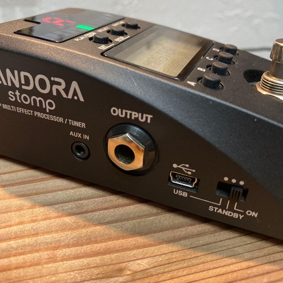 KORG PANDORA Stomp コルグモデリングマルチエフェクタ　黒