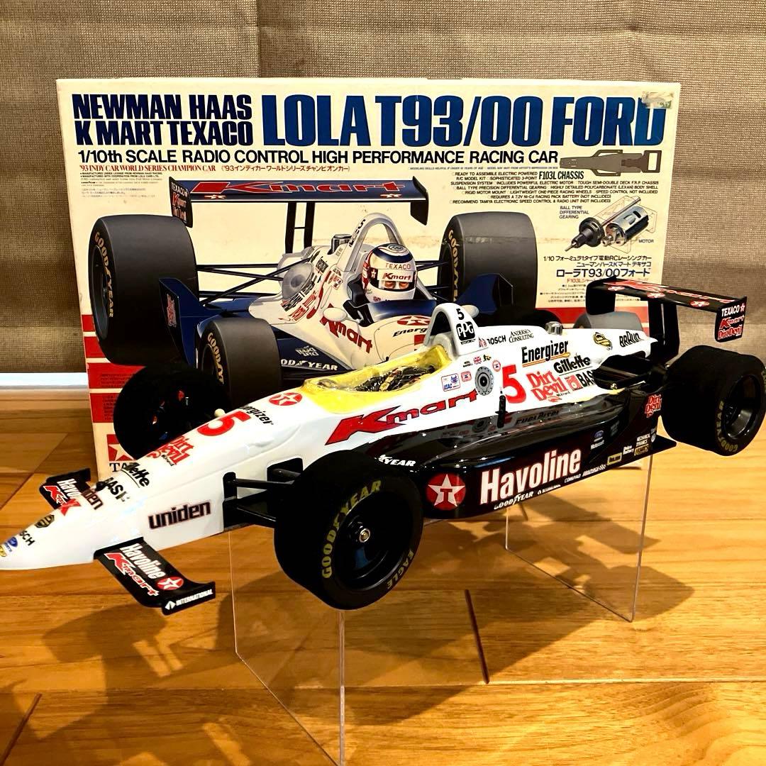 【希少】タミヤRC ローラT93/00フォード　F103Lシャーシ 組立途中