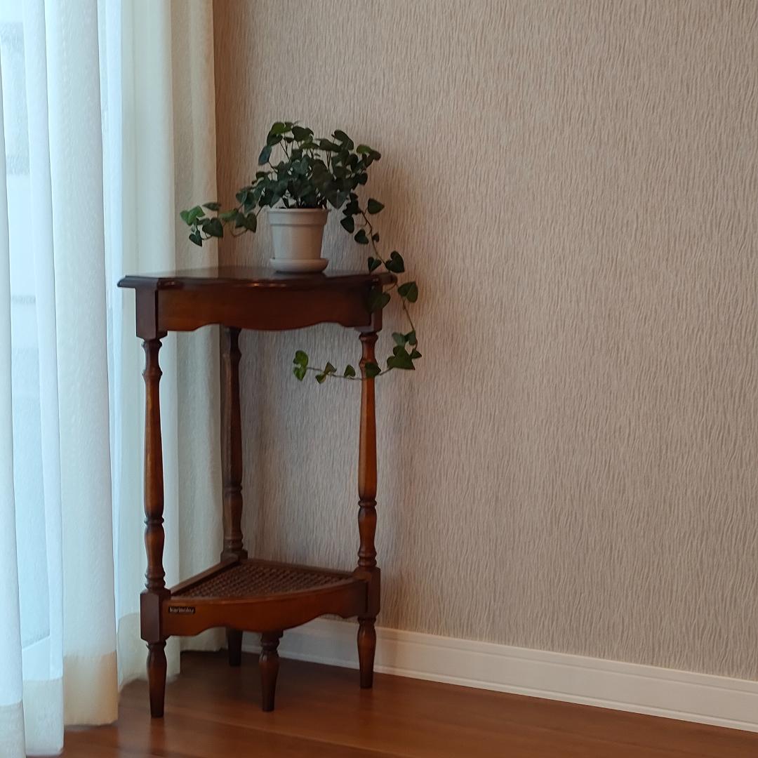 〈美品〉カリモク　コーナーラック　コロニアル　フラワースタンド