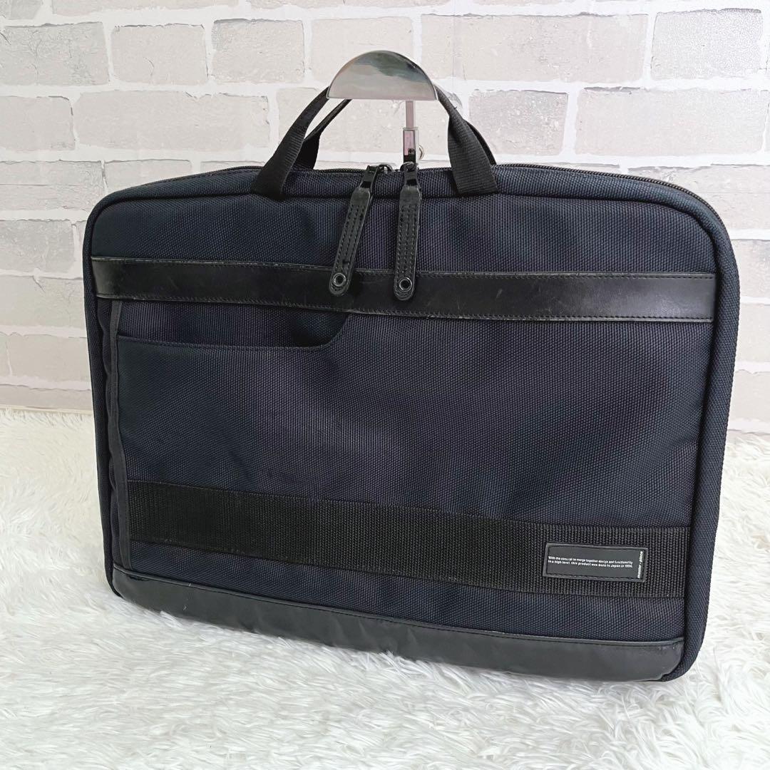 美品 マスターピース A4 3WAY 機内持込 ビジネスキャリー ブリーフケース